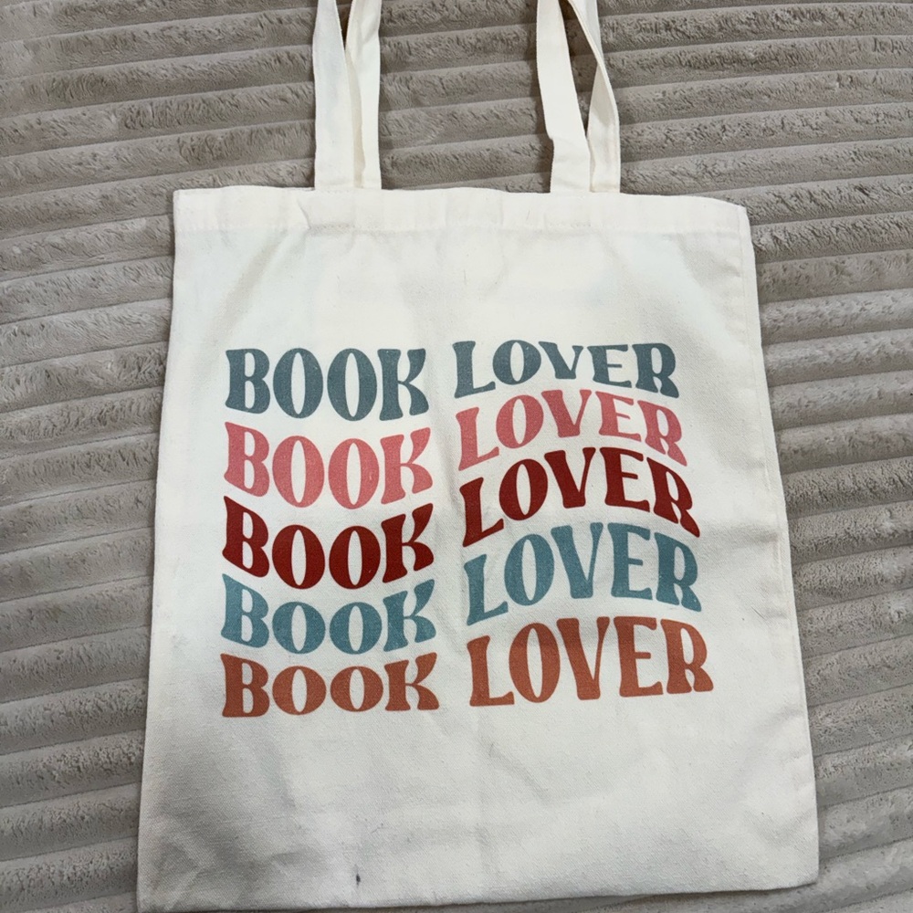 Book Lover Canvas Tote